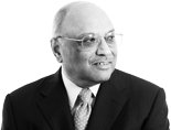photo of CK Prahalad, professor f corporate strategy and international business at The University
							of Michigan Business School